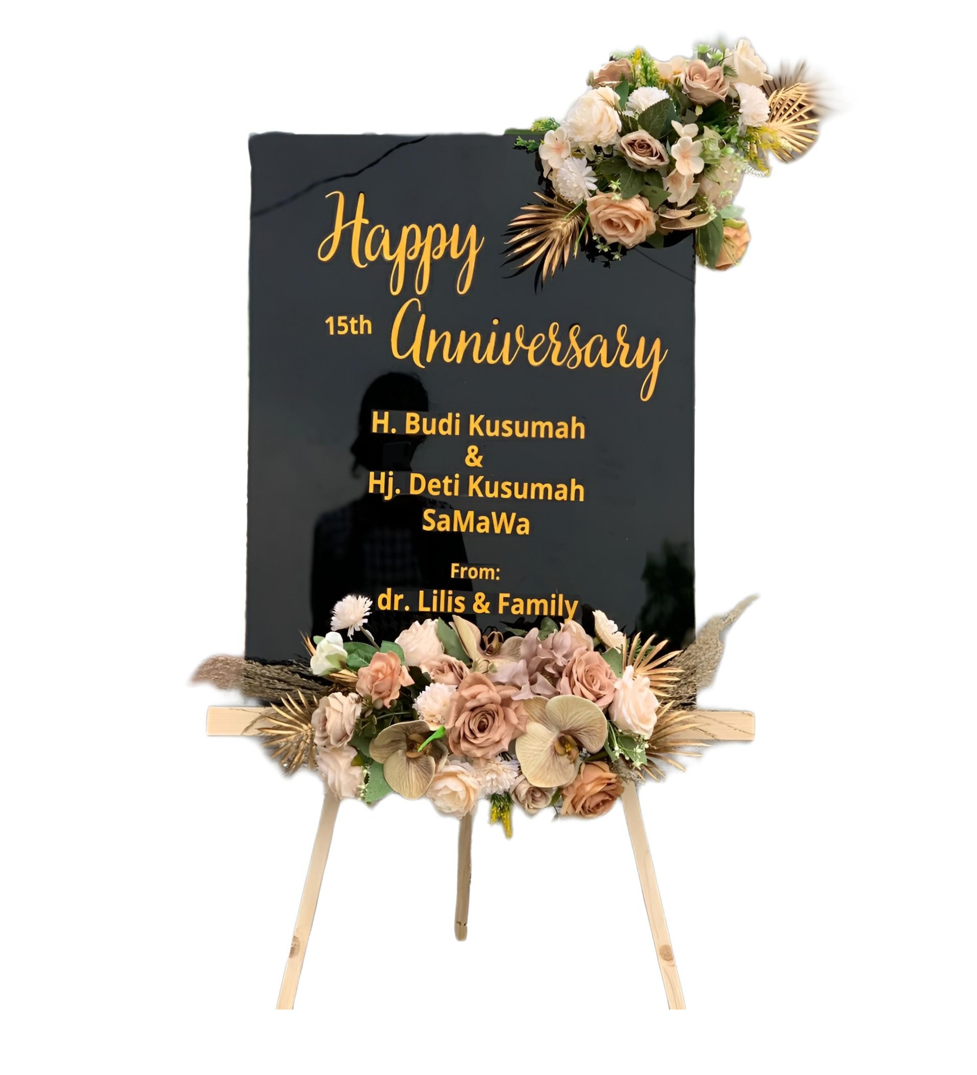 Papan Bunga Akrilik Pusakanagara