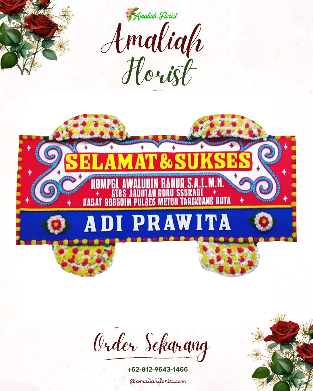Papan Bunga Ucapan Selamat Pusakanagara