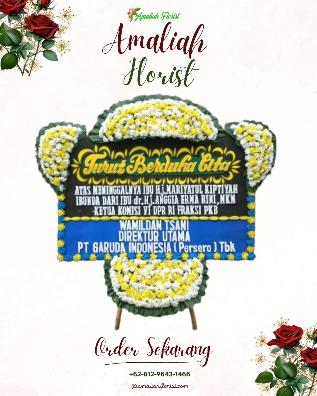 Papan Bunga Duka Pusakanagara
